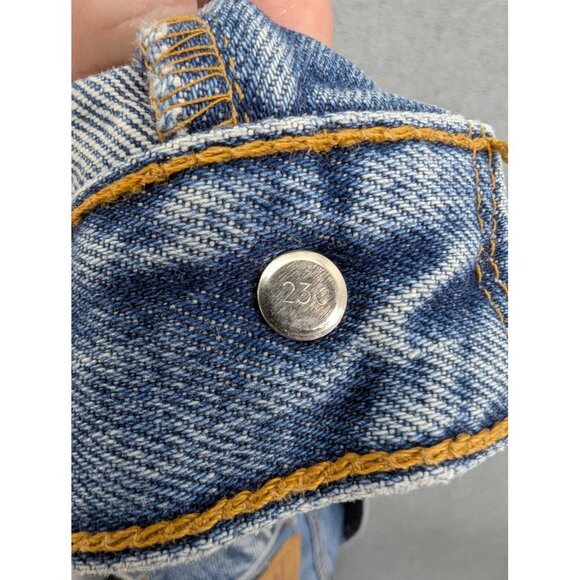 Vintage Levi's 550 Jeans Womens 10 Short Blue Relaxed Fit Tapered Leg Denim Y2K - Picture 15 of 15